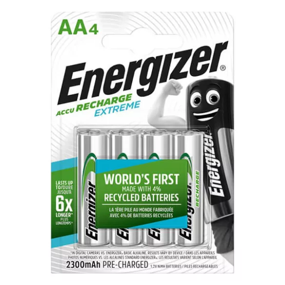 Energizer AA 2300mAh NiMH akku Extreme 4db/csomag (ár/csomag)