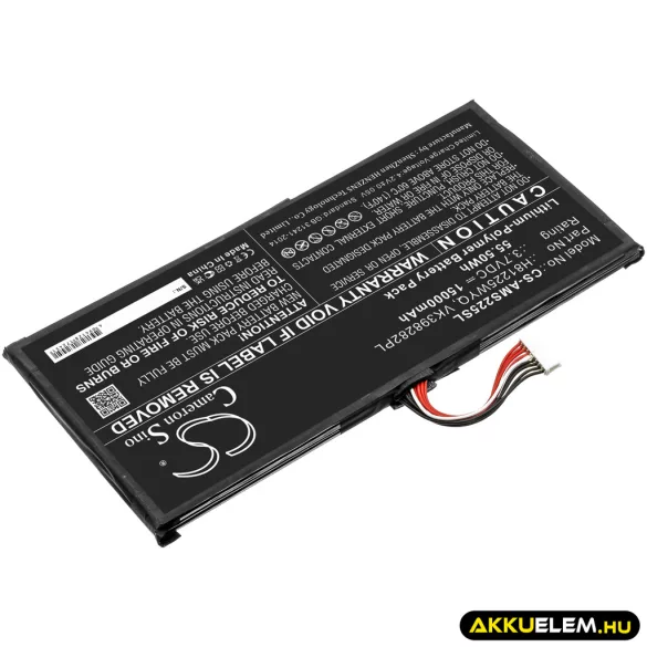 Utángyártott Autel diagnosztikai Li-Polymer akkumulátor 3.7V 15000mAh H81225WYQ, VK398282PL - CameronSino