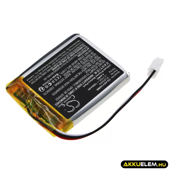 Utángyártott Axvue Babafigyelő Li-Polymer akkumulátor 3.7V 1200mAh PL803443 - CameronSino