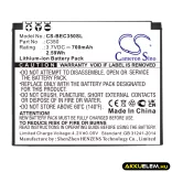 Utángyártott Bea-fon mobil Li-ion akkumulátor 3.7V 700mAh C350 - CameronSino