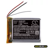 Utángyártott Bose hangszóró Li-Polymer akkumulátor 3.7V 1000mAh AHS803040 - CameronSino