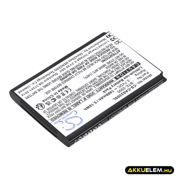 Utángyártott CATERPILLAR mobil Li-ion akkumulátor 3.7V 1400mAh BTE-2000 - CameronSino
