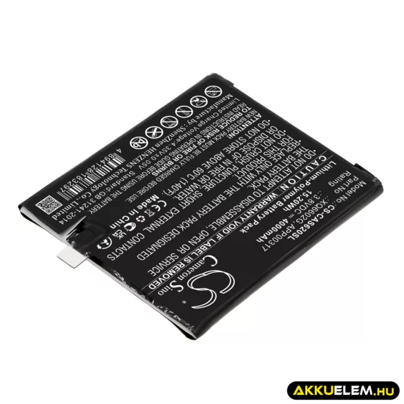 Utángyártott CATERPILLAR mobil Li-Polymer akkumulátor 3.8V 4000mAh XQ6602G - CameronSino