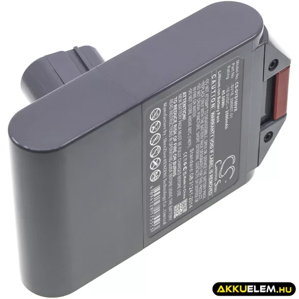Utángyártott Dyson porszívó Li-ion akkumulátor 18V 2500mAh 398006-01, 398857-01 - CameronSino