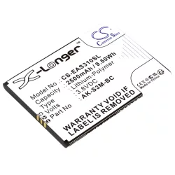   Utángyártott Emporia mobil Li-Polymer akkumulátor 3.8V 2500mAh AK-S3M-BC - CameronSino