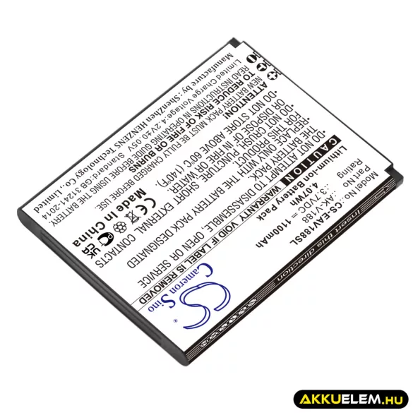 Utángyártott Emporia mobil Li-ion akkumulátor 3.7V 1100mAh AK-V188 - CameronSino