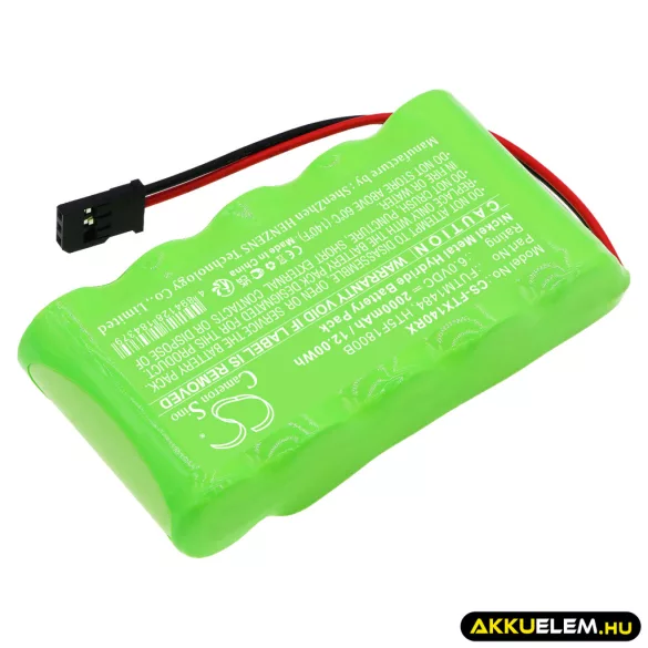 Utángyártott Futaba Távirányító akkumulátor 6V FUTM1484, HT5F1800B - CameronSino