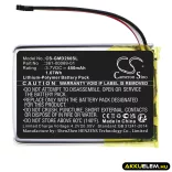 Utángyártott Garmin Kutyanyakörv Li-Polymer akkumulátor 3.7V 450mAh 361-00069-01, 010-11925-00 - CameronSino
