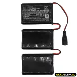 Utángyártott Macna fűtött ruha Li-Polymer akkumulátor 11.1V 3000mAh K-BAT-12VOLT-3.0A - CameronSino