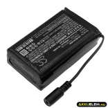 Utángyártott Macna fűtött ruha Li-Polymer akkumulátor 11.1V 6000mAh K-BAT-Li-12VOLT-6.0A - CameronSino