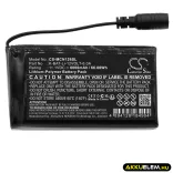 Utángyártott Macna fűtött ruha Li-Polymer akkumulátor 11.1V 6000mAh K-BAT-Li-12VOLT-6.0A - CameronSino