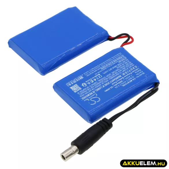 Utángyártott Klan-e fűtött ruha Li-Polymer akkumulátor 7.4V 3000mAh K-BAT-7.4VOLT-3.0A - CameronSino