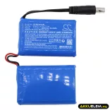 Utángyártott Klan-e fűtött ruha Li-Polymer akkumulátor 7.4V 3000mAh K-BAT-7.4VOLT-3.0A - CameronSino