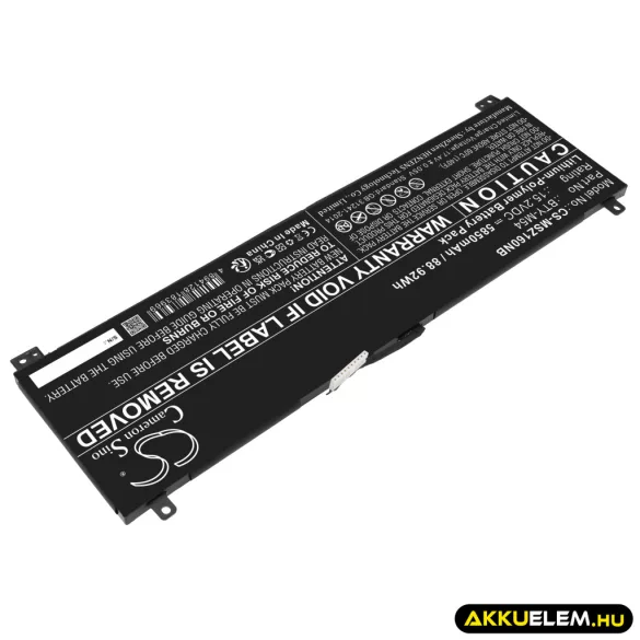 Utángyártott MSI laptop Li-Polymer akkumulátor 15.2V 5850mAh BTY-M54 - CameronSino