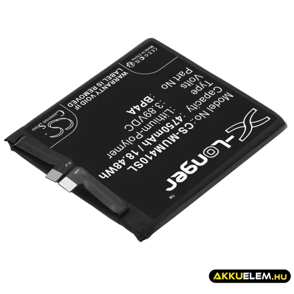 Utángyártott Xiaomi mobil Li-Polymer akkumulátor 3.89V 4750mAh BP4A - CameronSino
