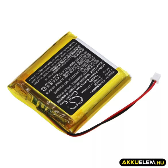 Utángyártott Pyle Testkamera Li-Polymer akkumulátor 3.8V 2750mAh 1044436 - CameronSino