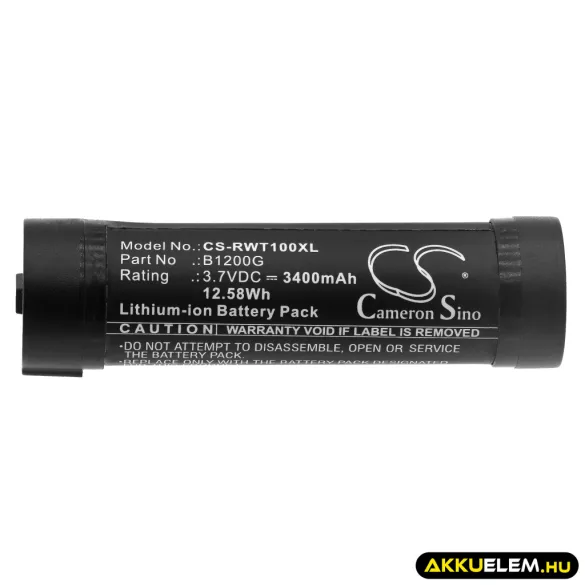 Utángyártott RealWear VR Li-ion akkumulátor 3.7V 3400mAh B1200G - CameronSino
