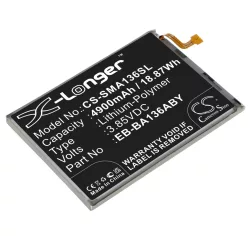   Utángyártott Samsung mobil Li-Polymer akkumulátor 3.85V 4900mAh EB-BA136ABY, GH82-27431A - CameronSino