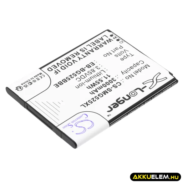 Utángyártott Samsung mobil Li-ion akkumulátor 3.85V 3000mAh EB-BG525BBE, GH43-05060A - CameronSino