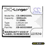 Utángyártott Samsung mobil Li-ion akkumulátor 3.85V 3000mAh EB-BG525BBE, GH43-05060A - CameronSino