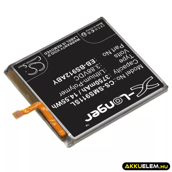 Utángyártott Samsung mobil Li-Polymer akkumulátor 3.88V 3750mAh EB-BS912ABY - CameronSino
