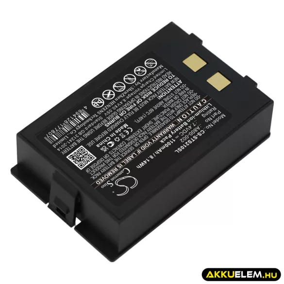 Utángyártott Star Hordozható nyomtató Li-ion akkumulátor 7.4V 1100mAh A800-002 - CameronSino