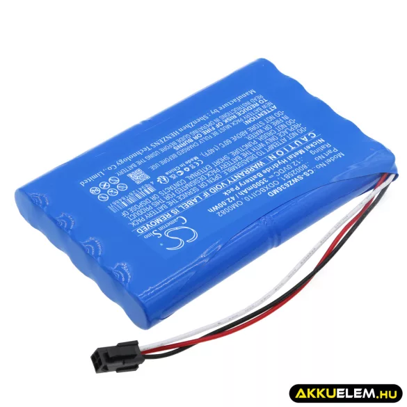 Utángyártott Smiths Orvosi Ni-MH akkumulátor 12V 3500mAh 80025B1, ODXBCII10 - CameronSino