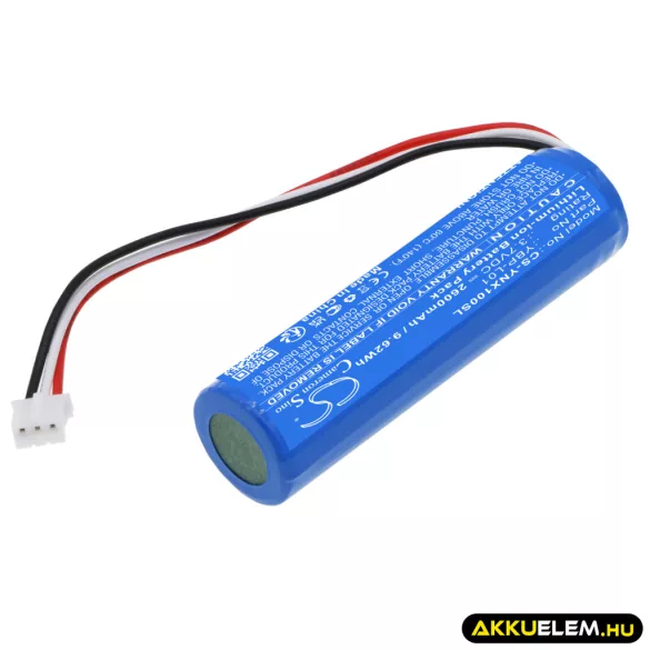 Utángyártott Yamaha hangszóró Li-ion akkumulátor 3.7V 2600mAh YBP-L01 - CameronSino