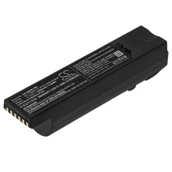 Utángyártott Zebra Vonalkód szkenner Li-ion akkumulátor 3.7V 2400mAh 82-176890-01, AS-000231 - CameronSino