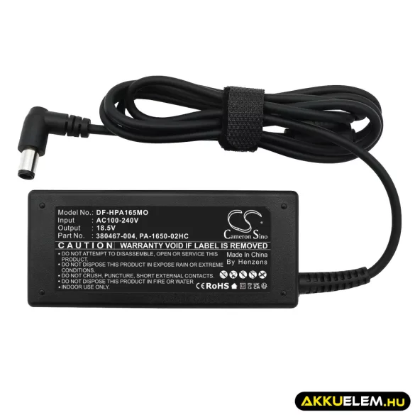 Utángyártott Compaq Laptop adapter 18.5V AC kábel nélkül
