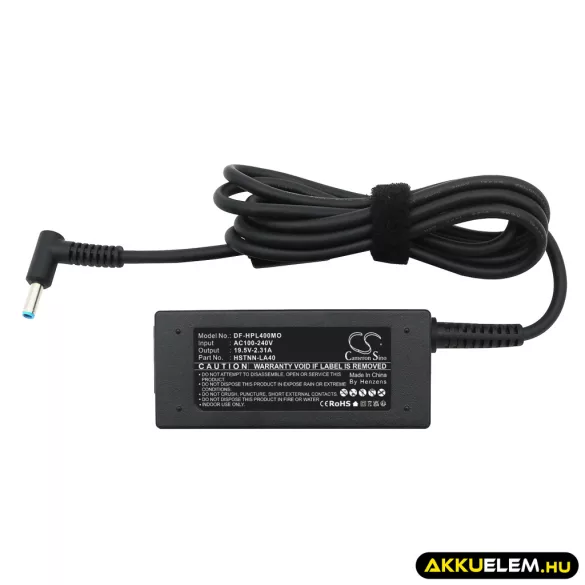 Utángyártott HP Laptop adapter 19.5V-2.31A HSTNN-LA40, 696694-001