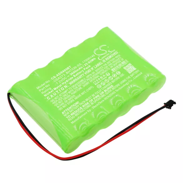 Utángyártott DSC Riasztó rendszer Ni-MH akkumulátor 7.2V 3600mAh 17000145, 17000152 - CameronSino