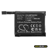 Utángyártott Amazfit Okosóra Li-Polymer akkumulátor 3.8V 290mAh PL372427V, PL372427U - CameronSino