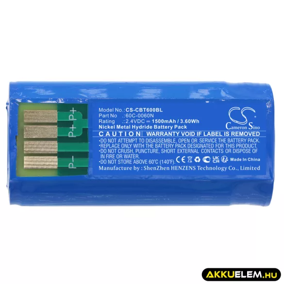 Utángyártott Cattron Theimeg Daru távirányító Ni-MH akkumulátor 2.4V 1500mAh 60C-0060N - CameronSino