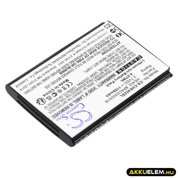 Utángyártott AT&T mobil Li-ion akkumulátor 3.7V 1100mAh HE402, BPACD00001B - CameronSino