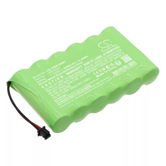 Utángyártott CaddX Riasztó rendszer Ni-MH akkumulátor 7.2V 2000mAh ZW-BS01 - CameronSino