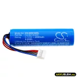 Utángyártott Denon hangszóró Li-ion akkumulátor 3.7V 2600mAh CABICR18650-260, CA-B2120265 - CameronSino