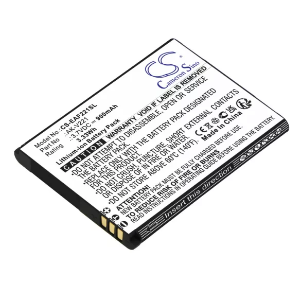 Utángyártott Emporia mobil Li-ion akkumulátor 3.7V 900mAh AK-V221, AK-V221-4G - CameronSino