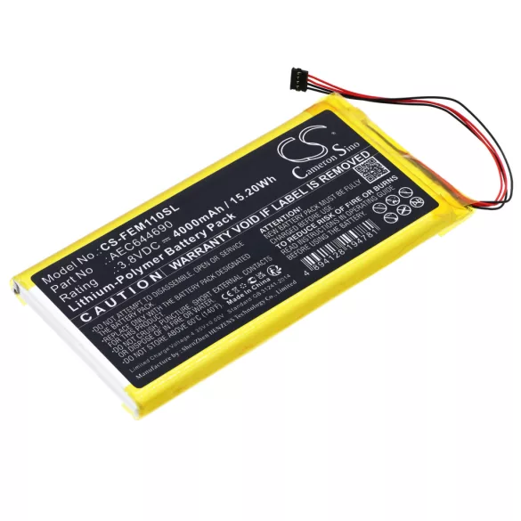 Utángyártott Fiio Erősítő Li-Polymer akkumulátor 3.8V 4000mAh AEC644690 - CameronSino