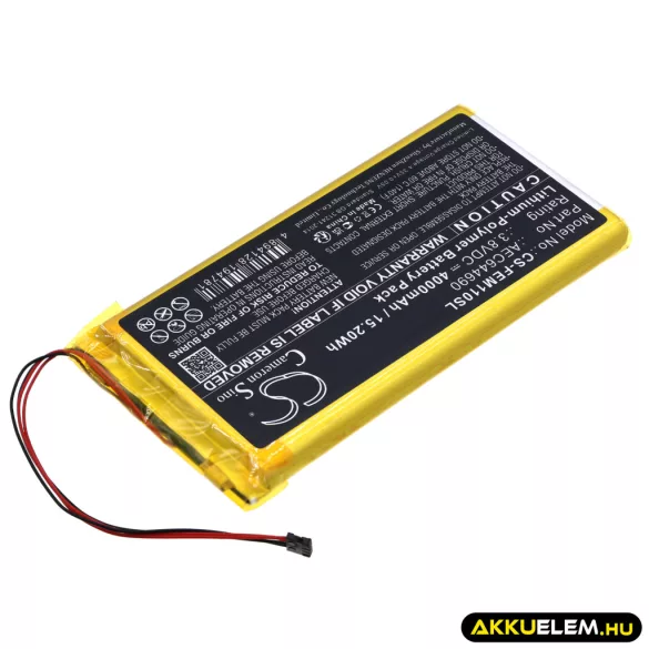 Utángyártott Fiio Erősítő Li-Polymer akkumulátor 3.8V 4000mAh AEC644690 - CameronSino