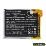 Utángyártott FitBit Okosóra Li-Polymer akkumulátor 3.85V 260mAh LSS352325P - CameronSino
