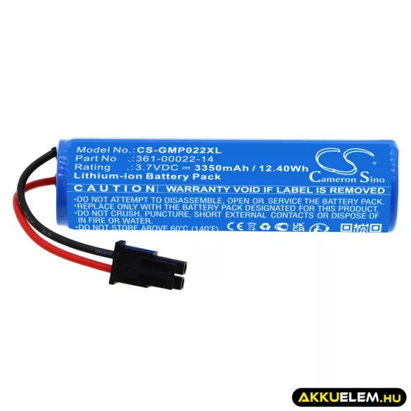 Utángyártott Garmin Kutyanyakörv Li-ion akkumulátor 3.7V 3350mAh 361-00022-14 - CameronSino