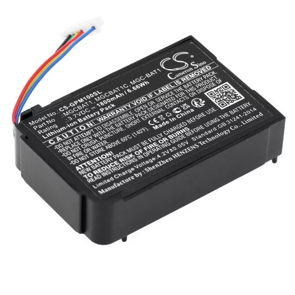 Utángyártott GasClip egyéb Li-ion akkumulátor 3.7V 1800mAh MGCBAT1, MGCBAT1C - CameronSino
