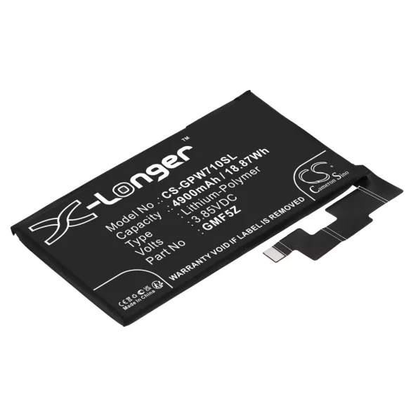 Utángyártott Google mobil Li-Polymer akkumulátor 3.85V 4900mAh GMF5Z - CameronSino