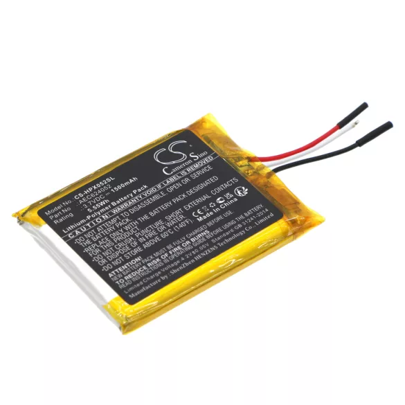 Utángyártott HyperX Vezeték nélküli fejhallgató Li-Polymer akkumulátor 3.7V 1500mAh AEC624052 - CameronSino