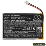 Utángyártott Ingenico Fizetési terminál Li-Polymer akkumulátor 3.7V 1200mAh 296203895AB, P0750-LF - CameronSino