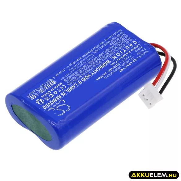 Utángyártott Laerdal Orvosi Li-ion akkumulátor 7.4V 3350mAh 171-40023, 56653502012 - CameronSino