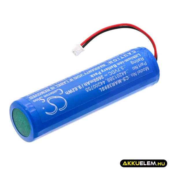 Utángyártott MARES GPS Li-ion akkumulátor 3.7V 2600mAh 44200755, 44201389 - CameronSino