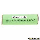 Utángyártott Philips Borotva Ni-MH akkumulátor 1.2V 1800mAh - CameronSino