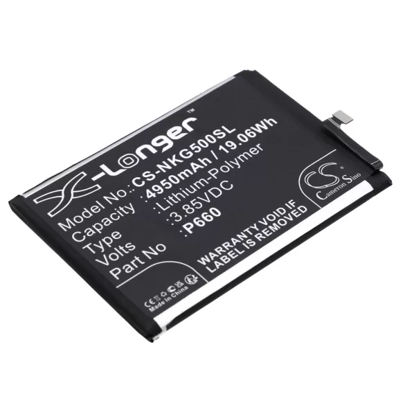 Utángyártott Nokia mobil Li-Polymer akkumulátor 3.85V 4950mAh P660 - CameronSino